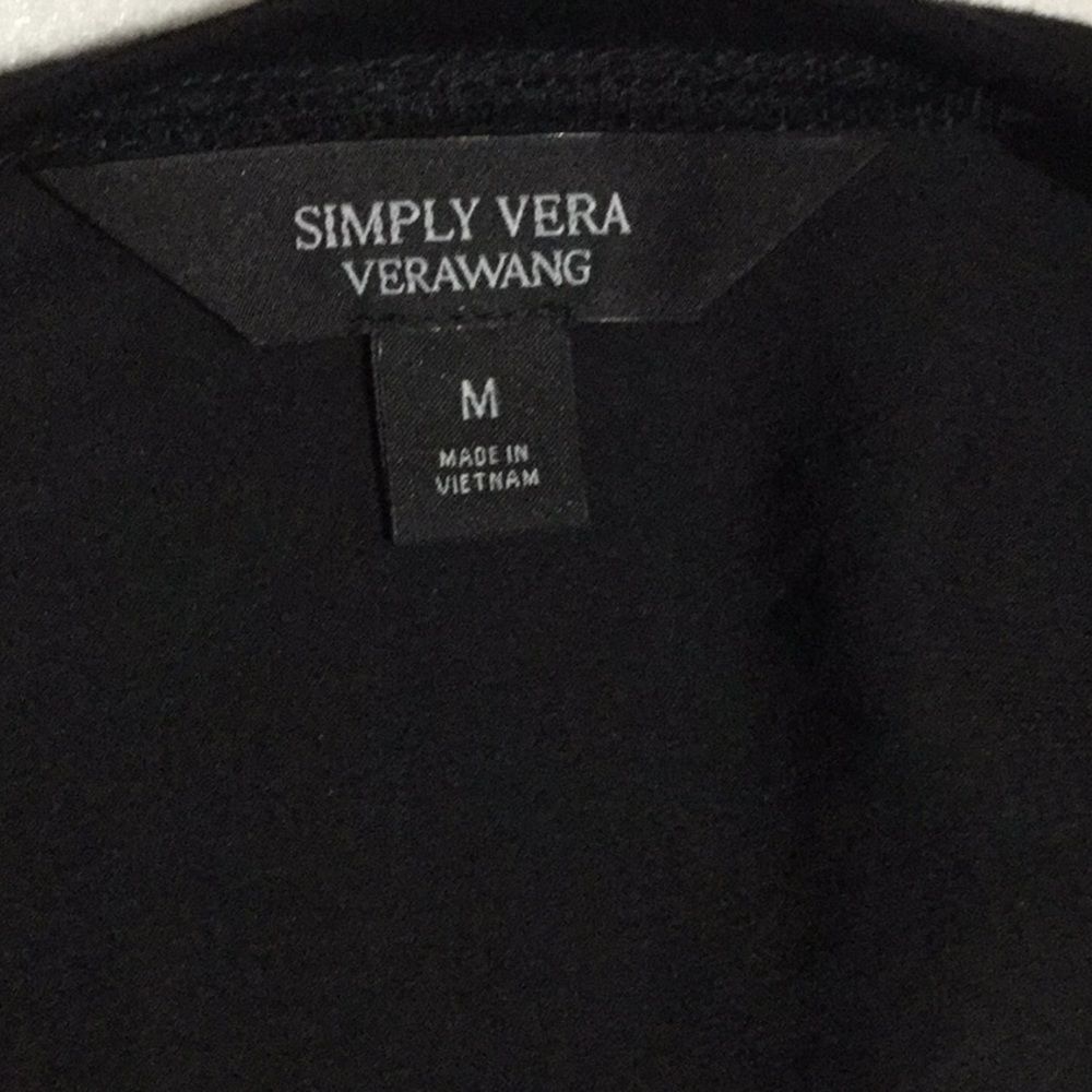 Simply Vera Vera Wang Black Dress w/ Pockets - Picture 5 of 7
